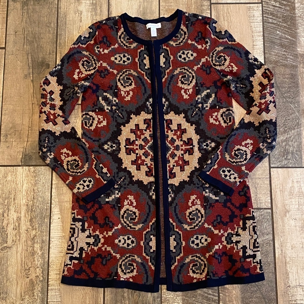 Charter Club Multicolor Knit Cardigan
